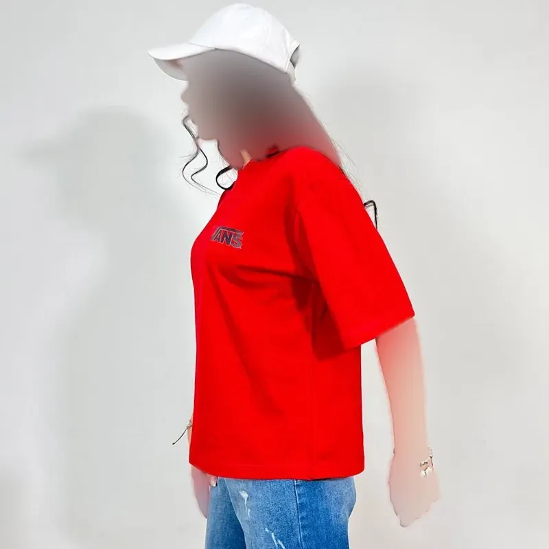 تیشرت نخ پنبه زنانه فری سایز طرح چاپ ونس