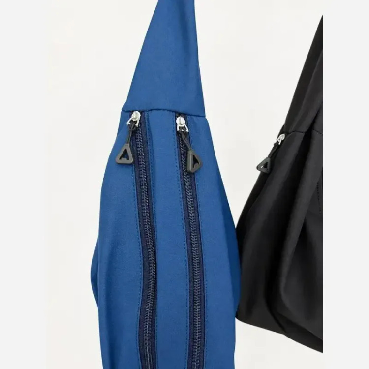 کیف اسپرت اکیا جنس کاپشنی مشکی و سرمه ای