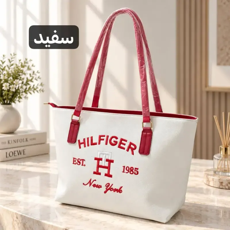 ساک دستی چرم مصنوعی اسپرت و روزمره مدل زیپدار با آستر ساتن